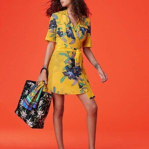 Diane von Furstenburg Floral Wrap Dress